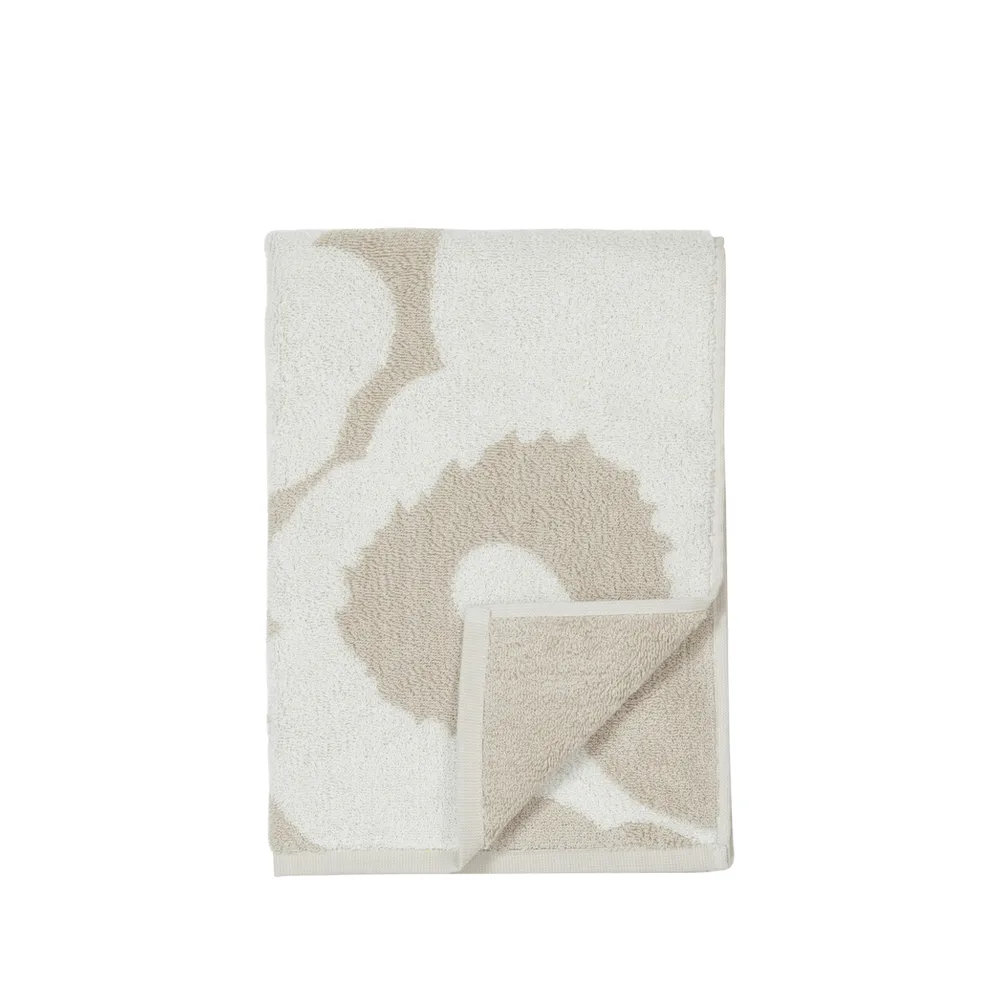 Unikko handduk beige-white,  Marimekko