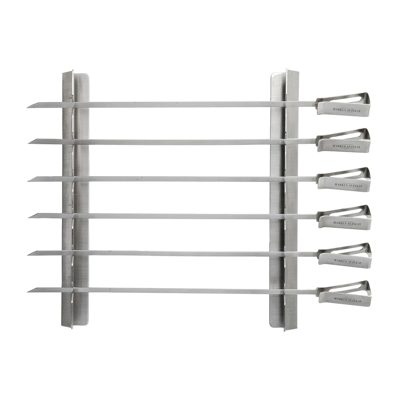 Markus grill skewer 8-pieces 16x37 cm, 银色 Markus Aujalay
