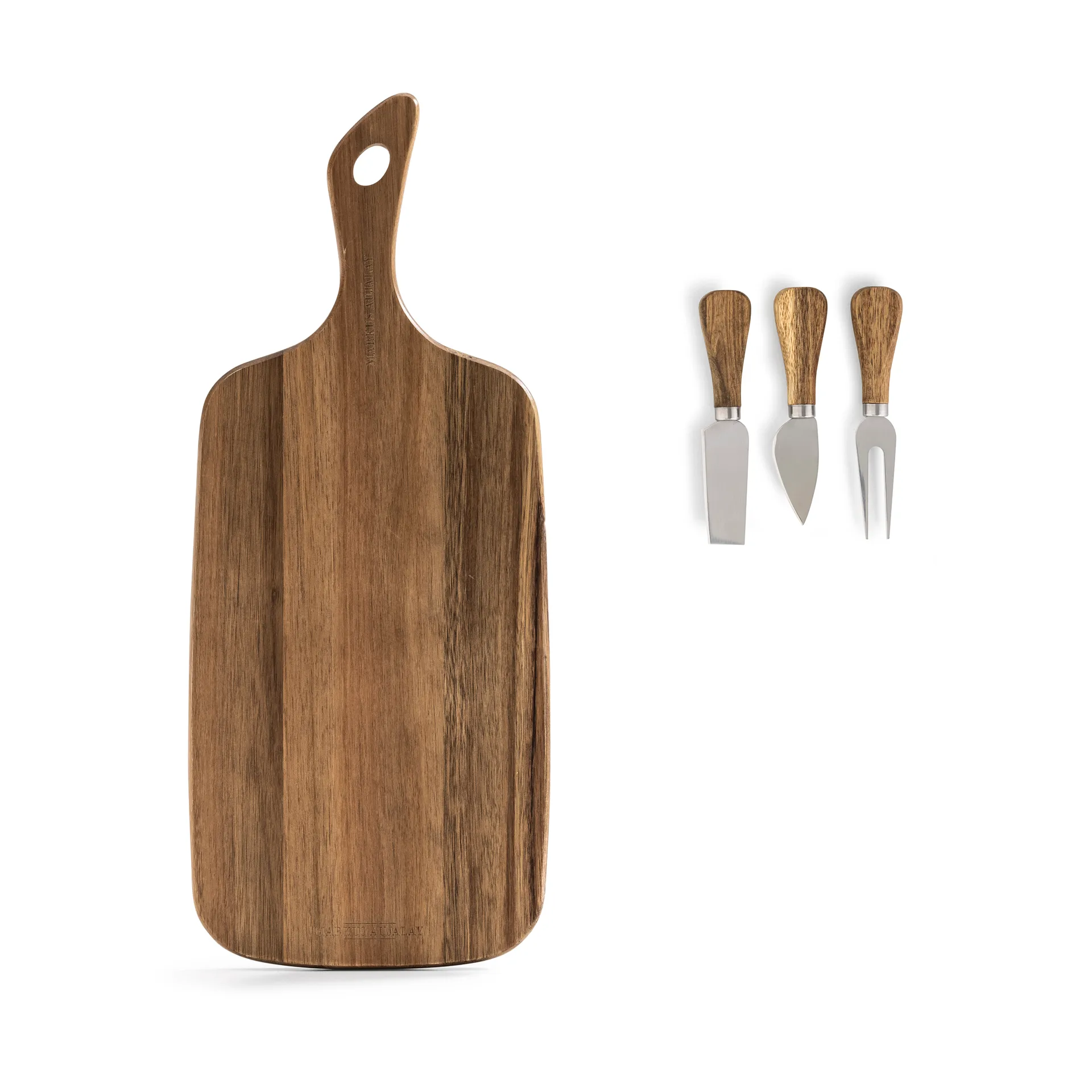 Markus small board serving tray 20x48 cm, Acacia Markus Aujalay