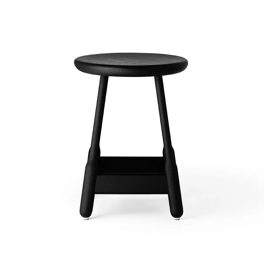 Albert barstool 50 cm 凳子, Dark stained oak Massproductions