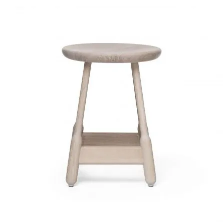 Albert barstool 50 cm 凳子, 白色-oiled oak Massproductions