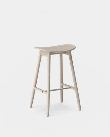 Icha 吧凳65cm - 白色涂油橡木 - Massproductions