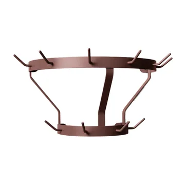 Marcel clothes hanger wall-mounted - 酒红色 - Massproductions