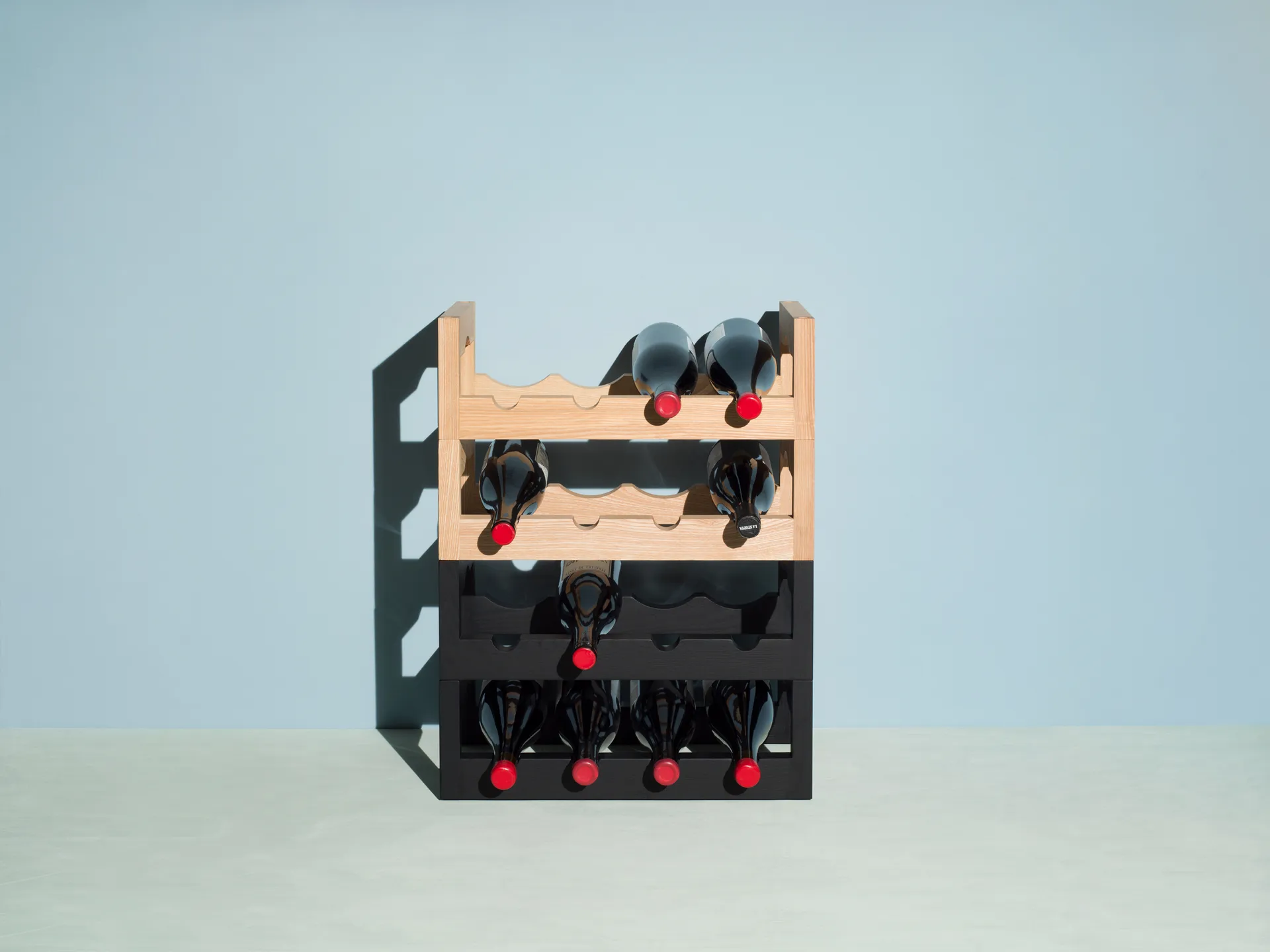 Silo stapelbart 红酒架, Oiled ash Massproductions