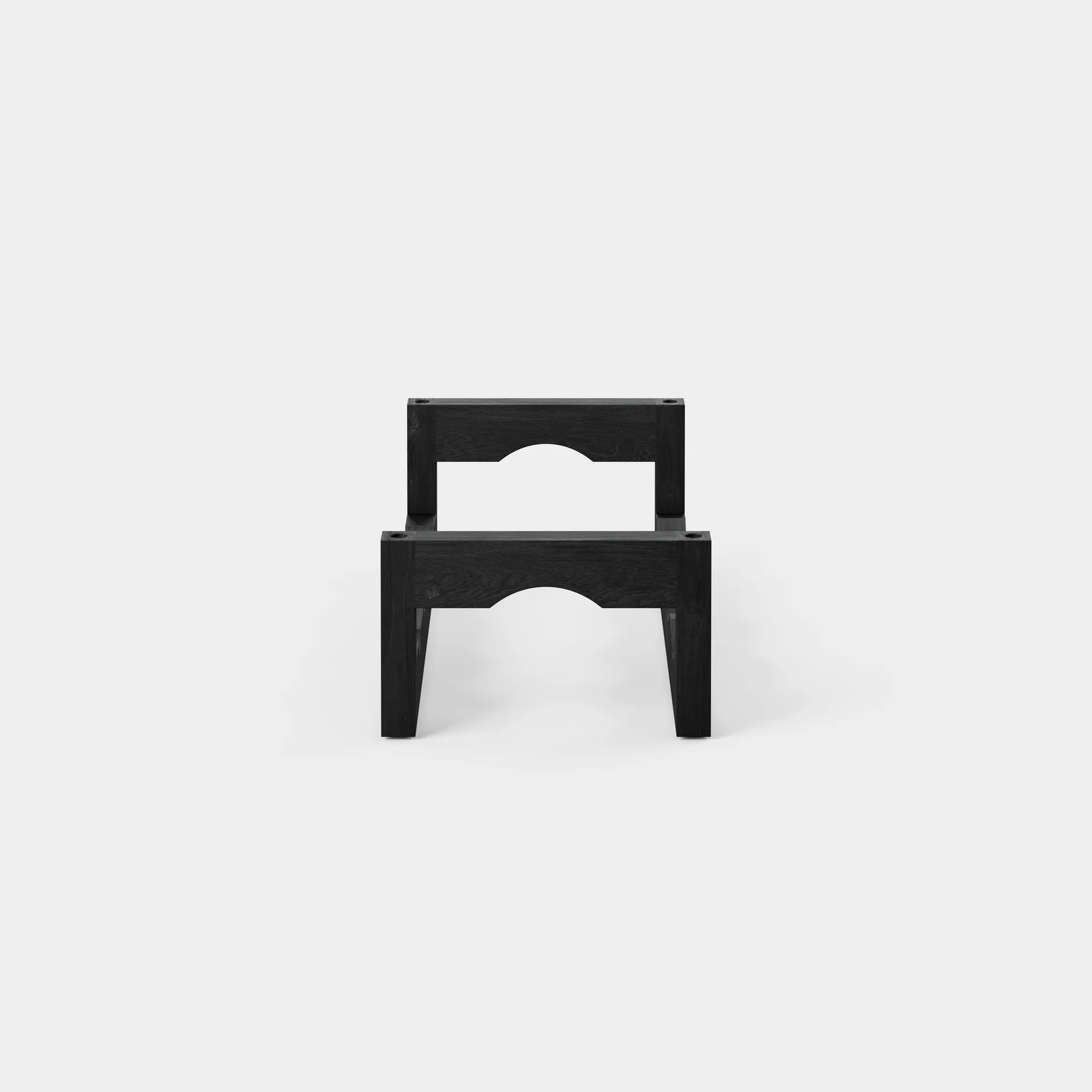 Silo stapelbart 红酒架, 黑色 oiled box Massproductions