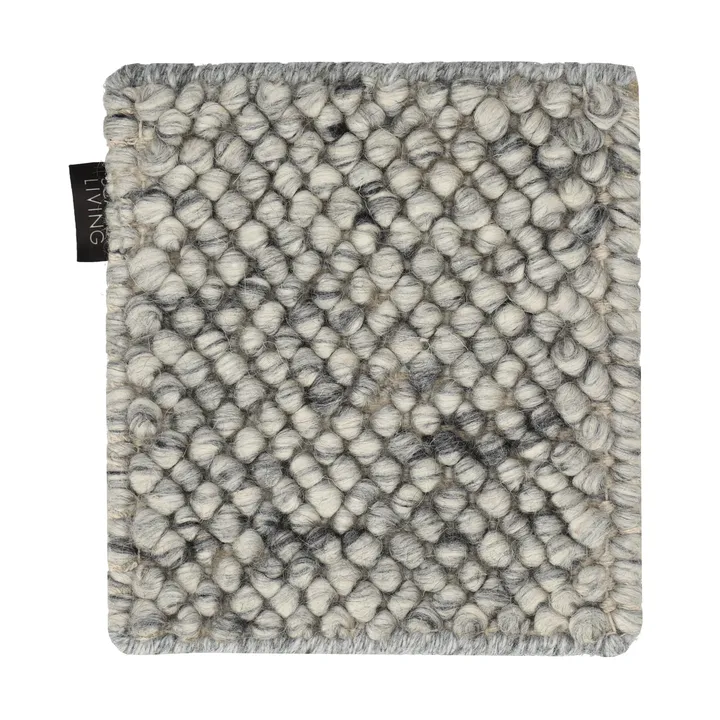 样品 绒面羊毛地毯 - 自然灰 - Material Samples