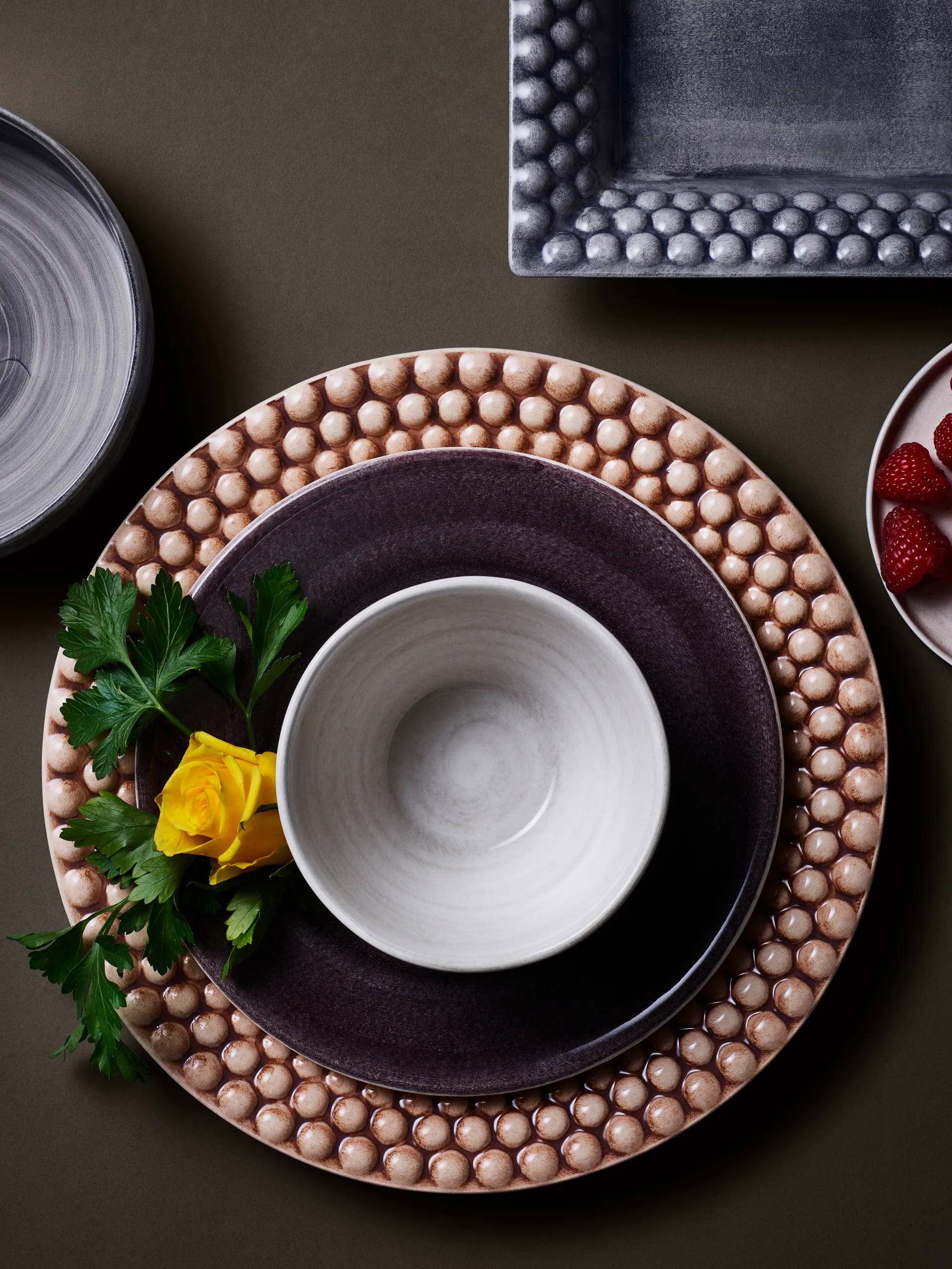 Basic 盘子 21 cm, Plum Mateus