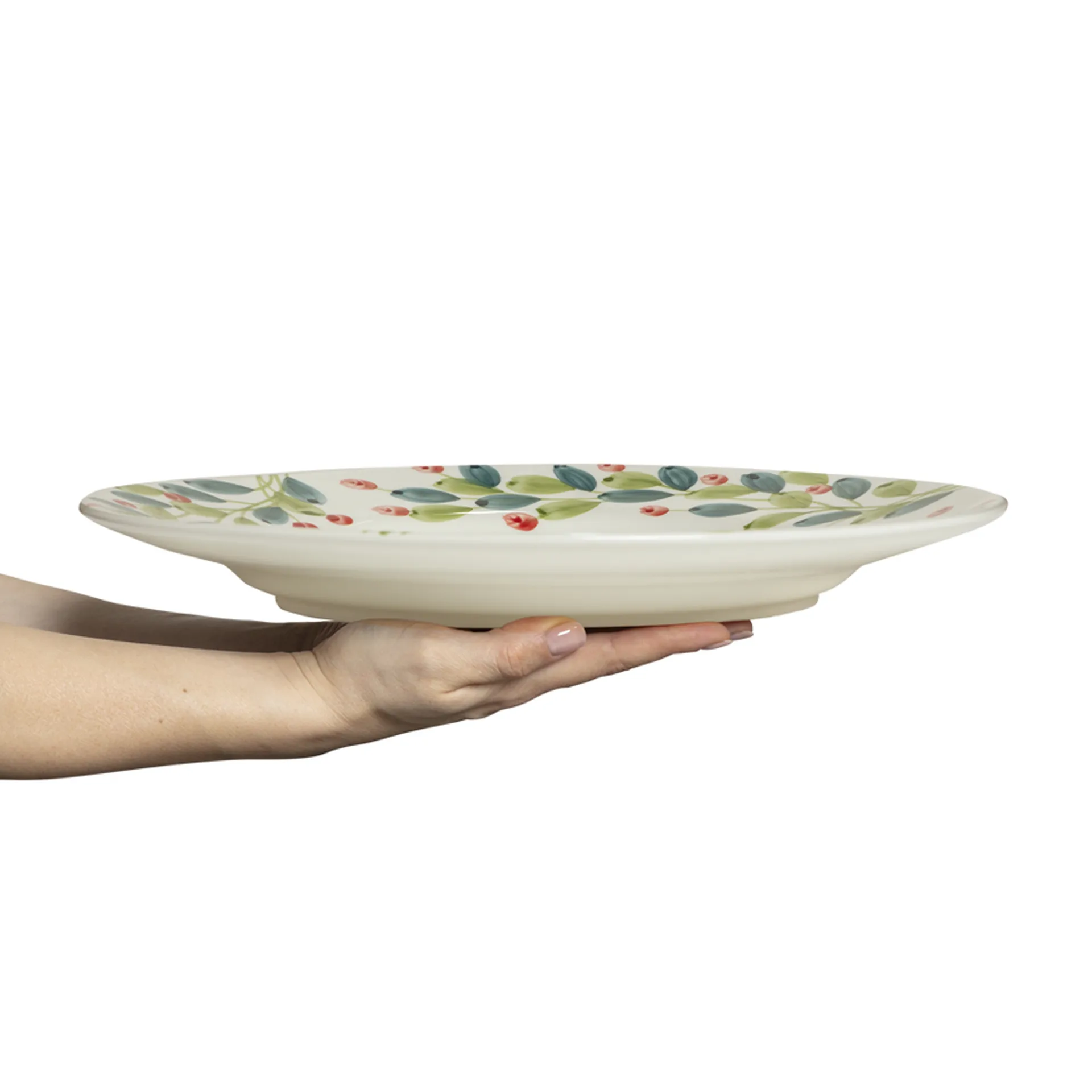 Basic Christmas 餐盘 Ø37.5 cm, White-multi Mateus