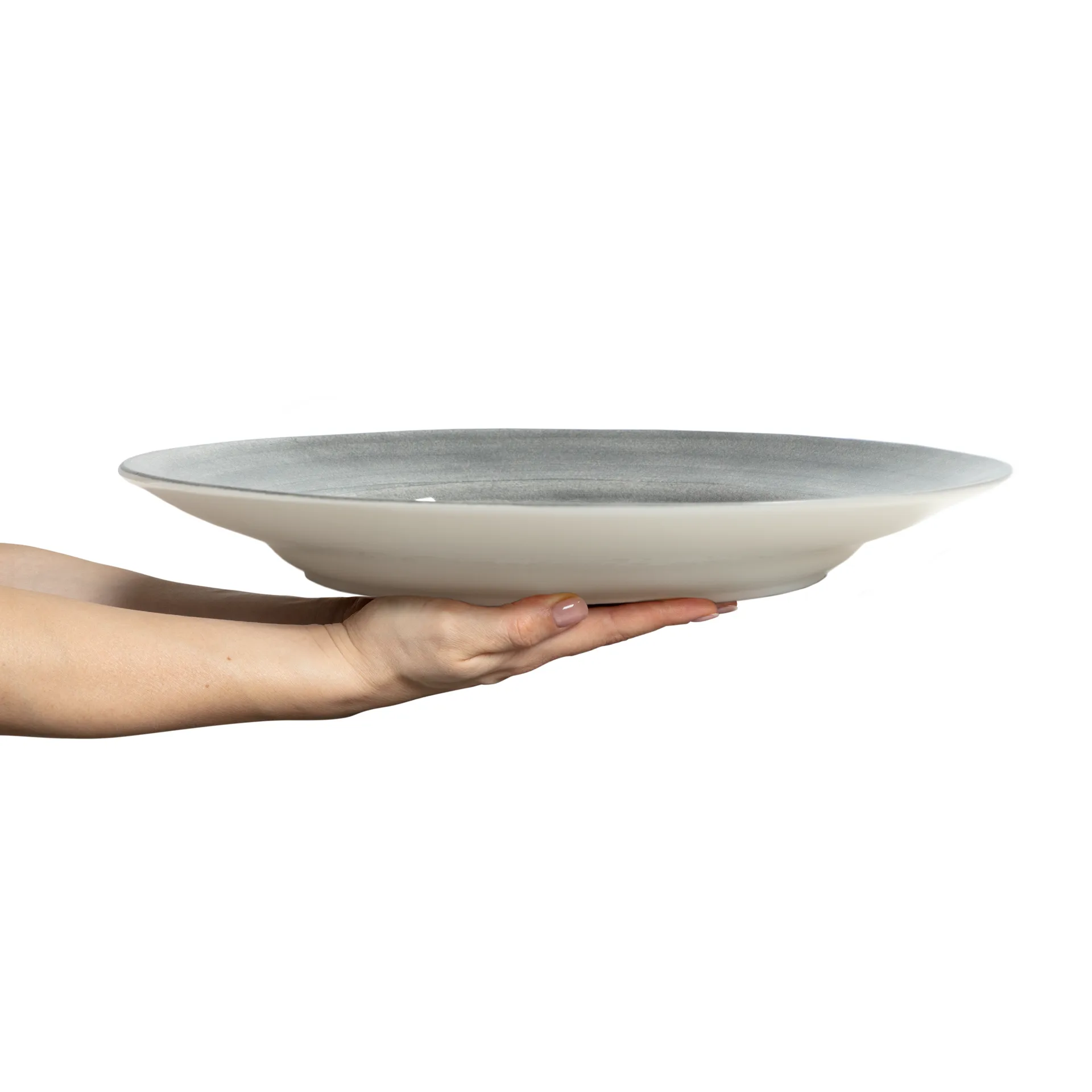 Basic serving platter Ø41 cm, 灰色 Mateus