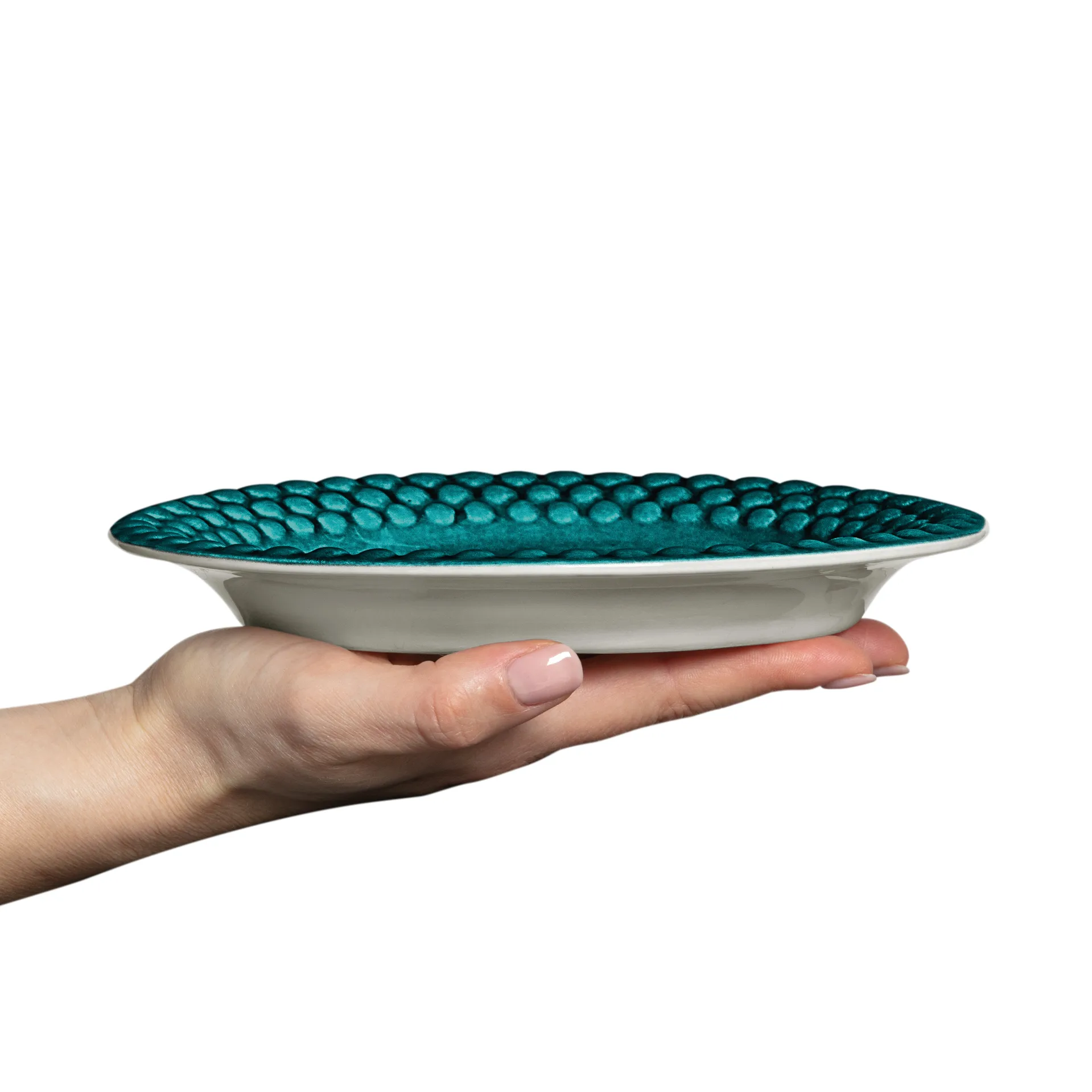 Bubbles 椭圆形盘20cm, 海洋色 Mateus
