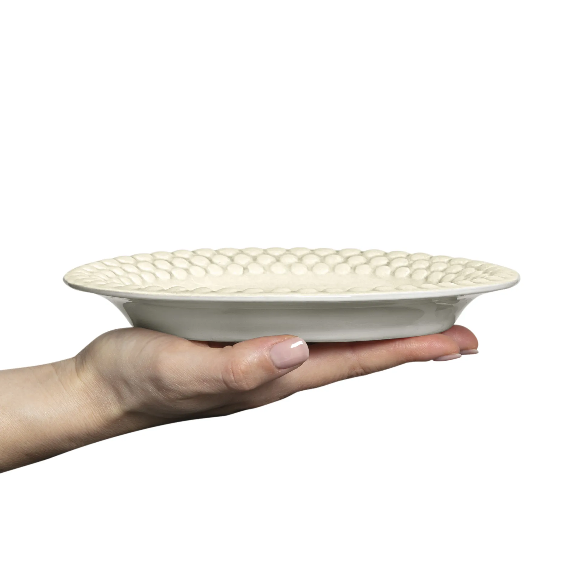 Bubbles 椭圆形盘20cm, 沙色 Mateus