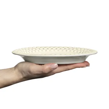 Bubbles 椭圆形盘20cm - 沙色 - Mateus