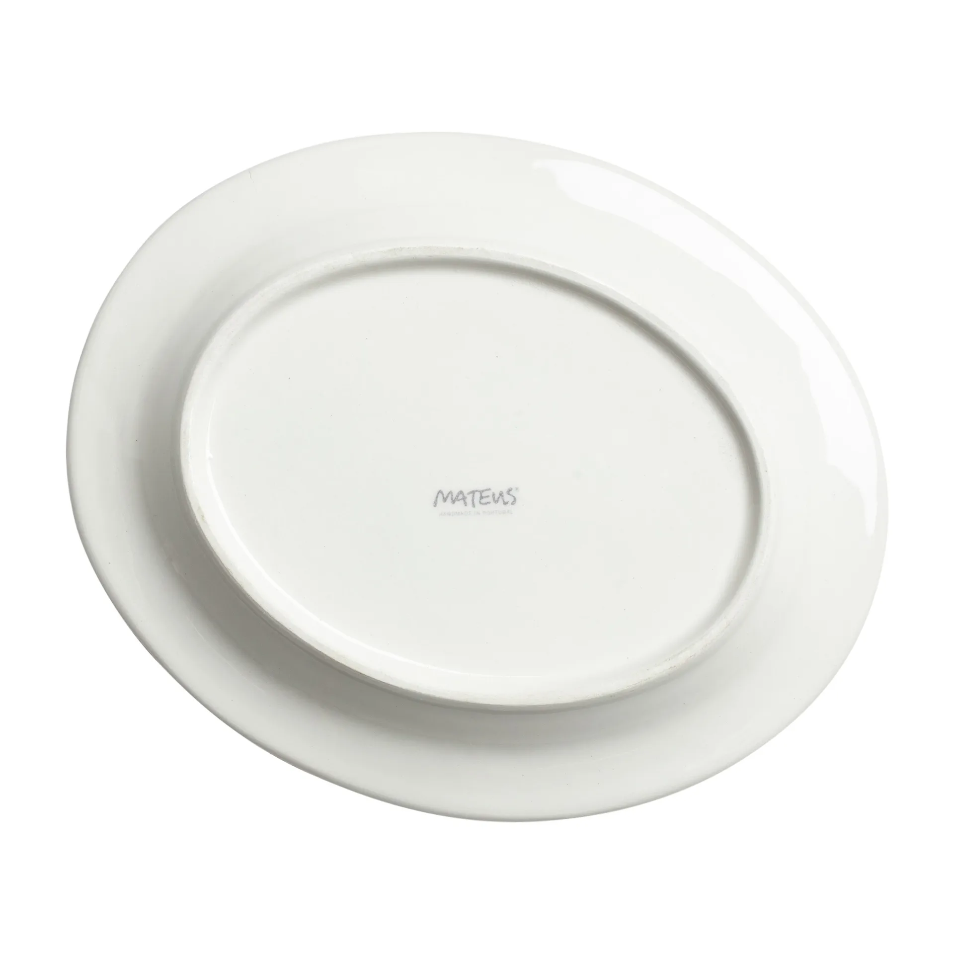 Bubbles 椭圆形盘20cm, 白色 Mateus