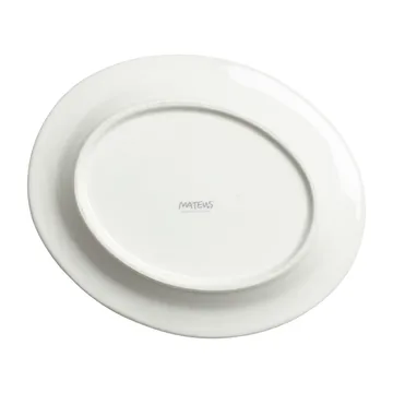 Bubbles 椭圆形盘20cm - 白色 - Mateus