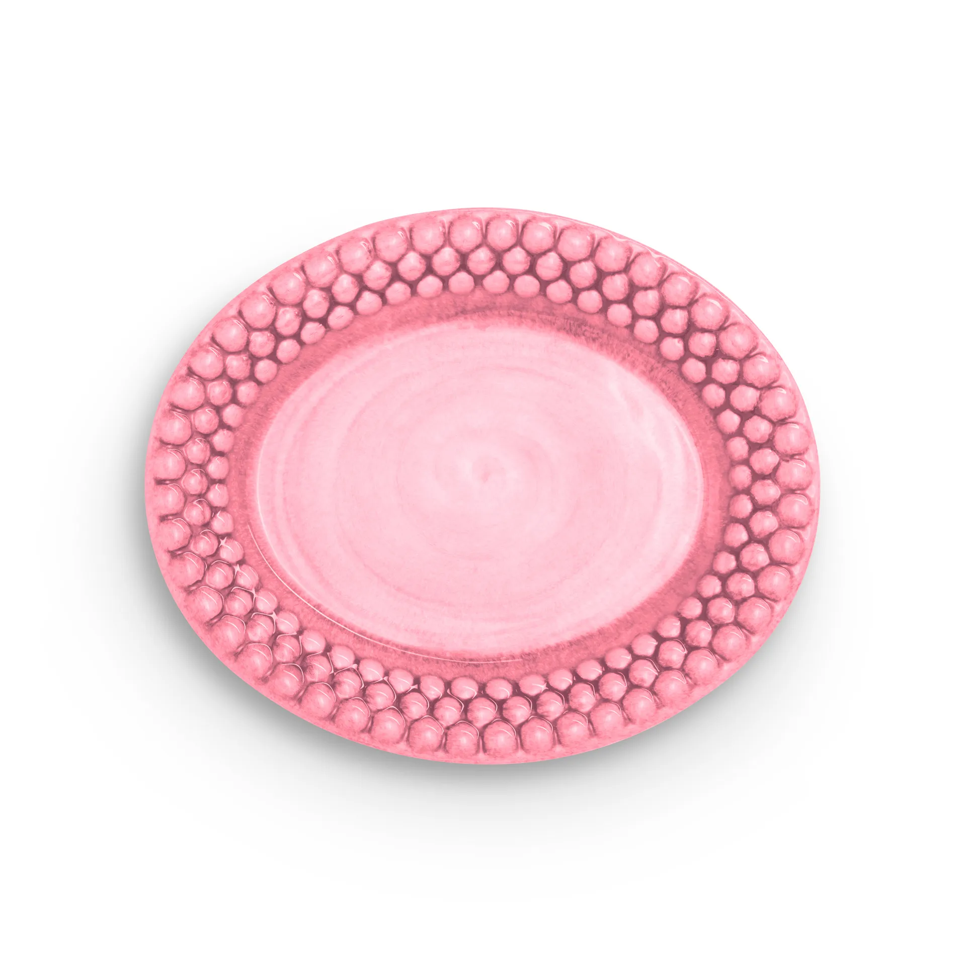 Bubbles 椭圆形盘20cm, 粉色 Mateus