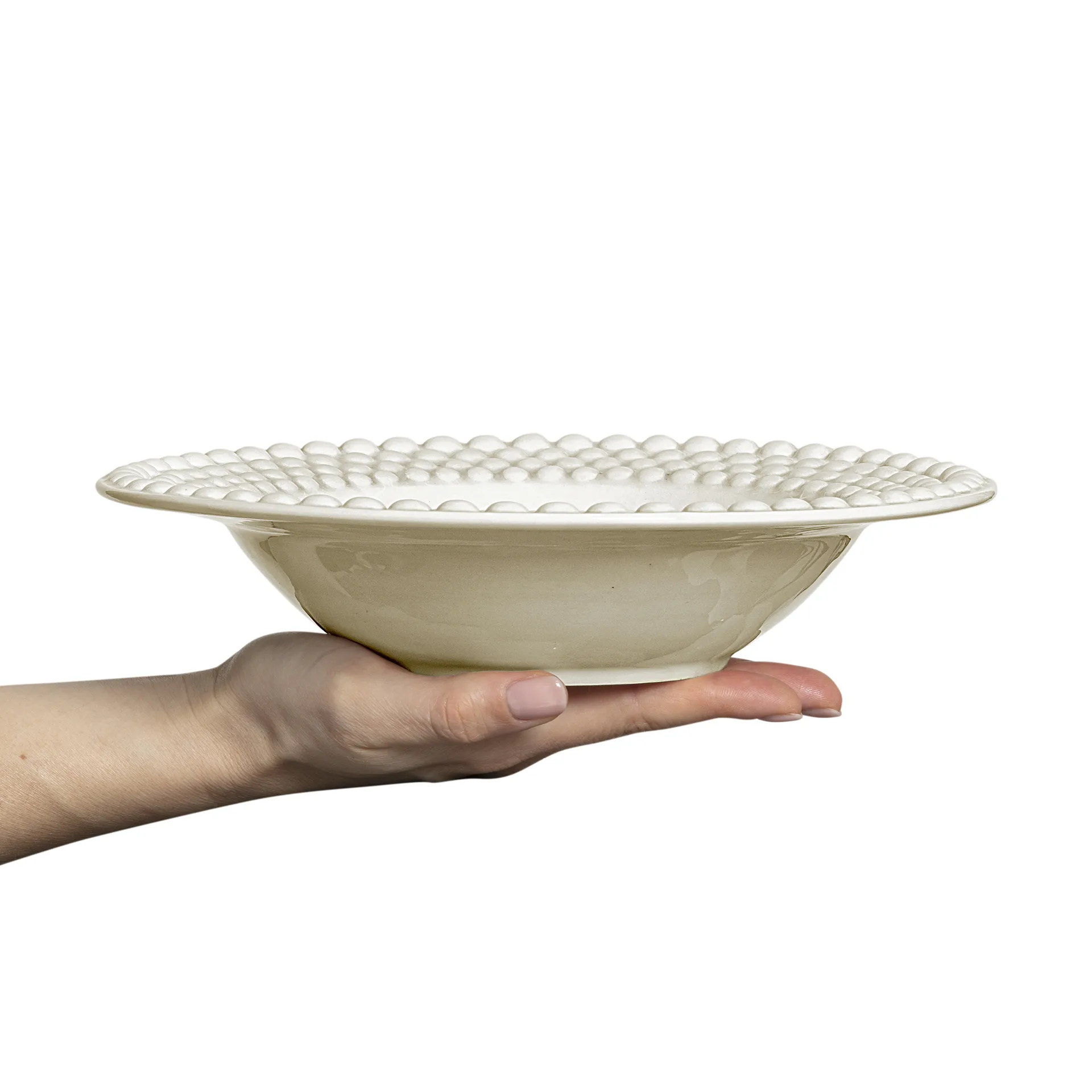 Bubbles 汤盘25cm, 沙色 Mateus