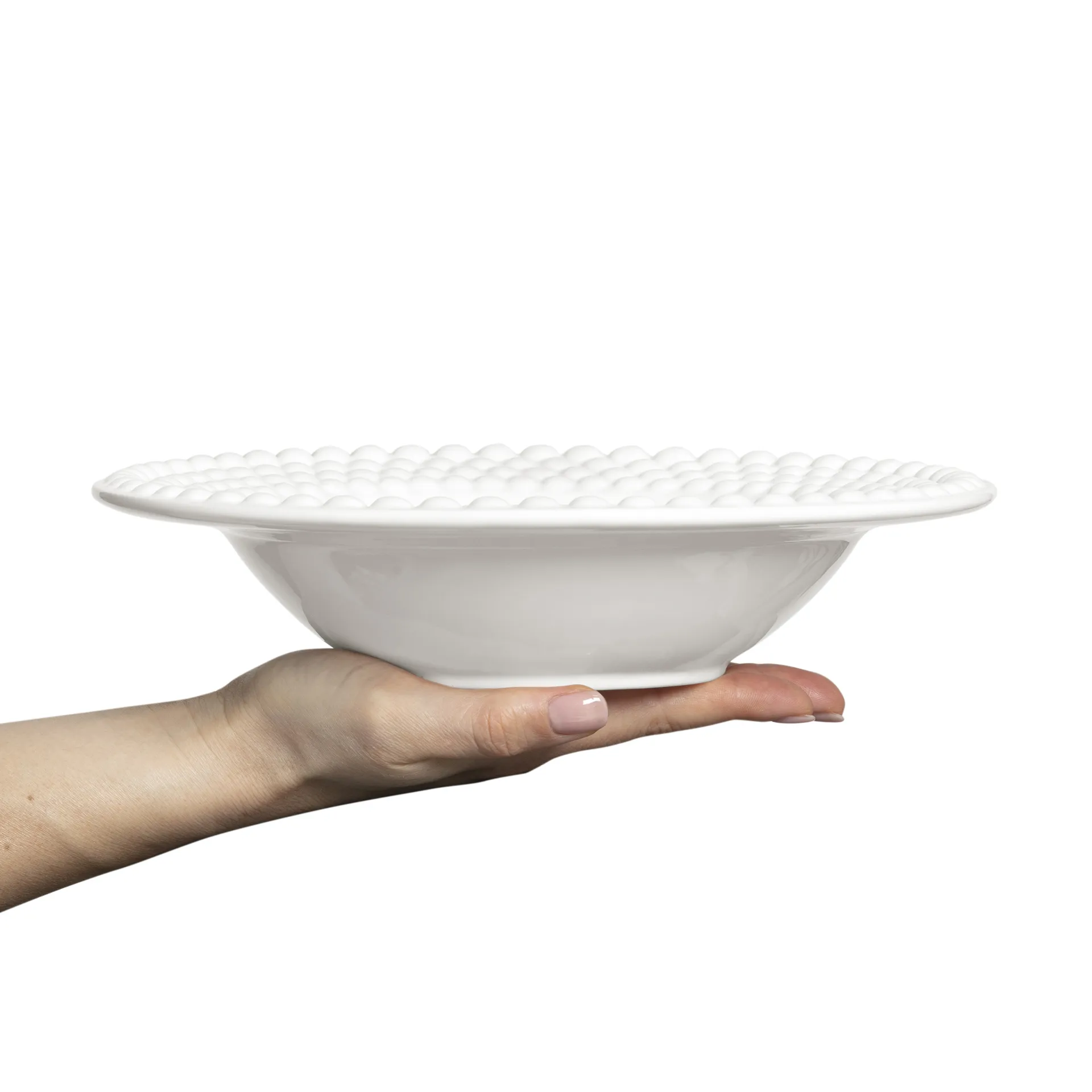 Bubbles 汤盘25cm, 白色 Mateus