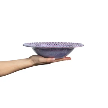 Bubbles 汤盘25cm - 紫罗兰色 - Mateus