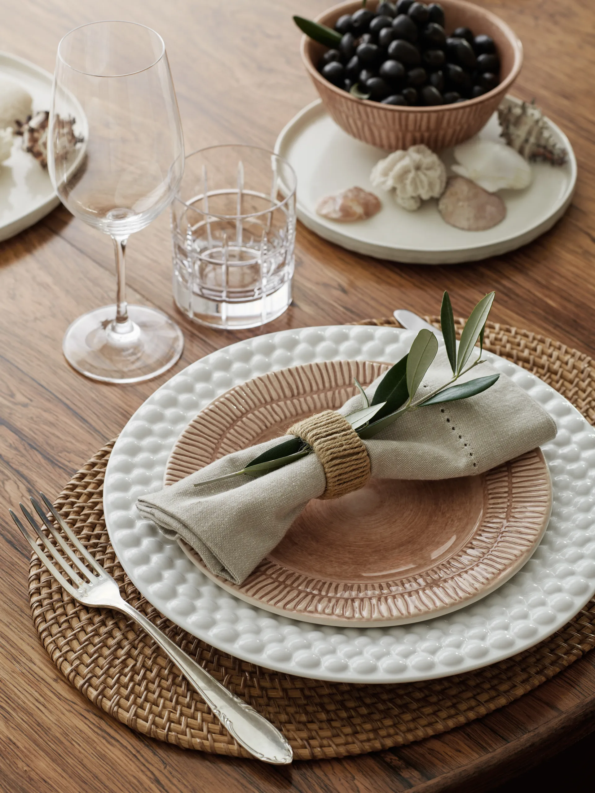 Bubbles 盘子 28 cm, 白色 Mateus