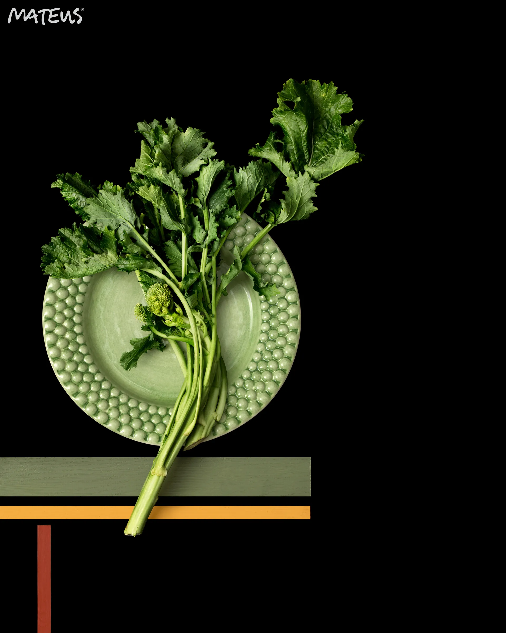 Bubbles 盘子 28 cm, 绿色 Mateus