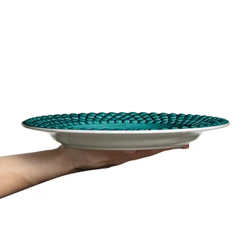 Bubbles 盘子28cm - 海洋色 - Mateus