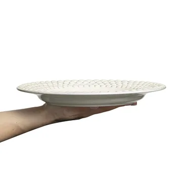Bubbles 盘子28cm - 沙色 - Mateus