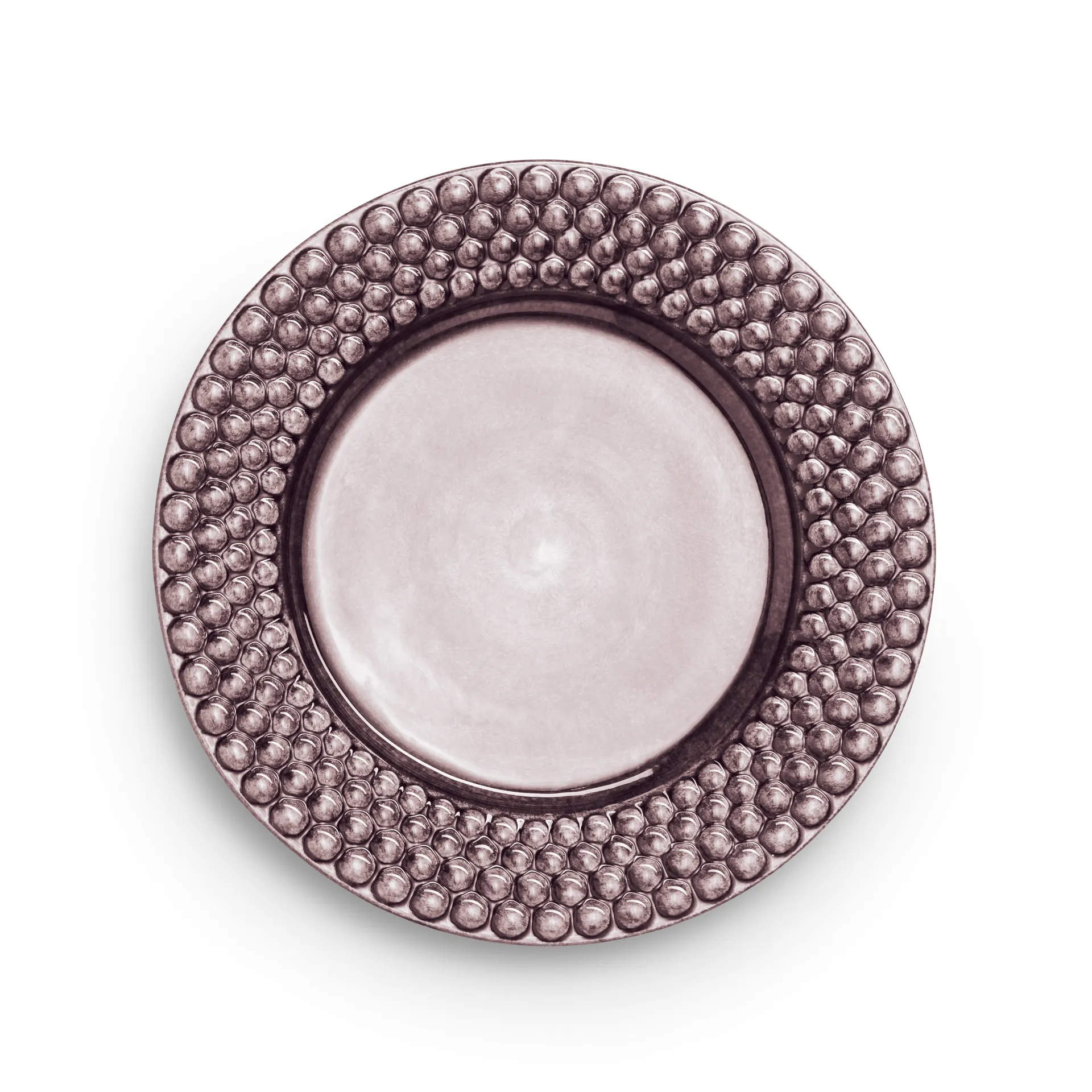 Bubbles 盘子28cm, 深紫红色 Mateus