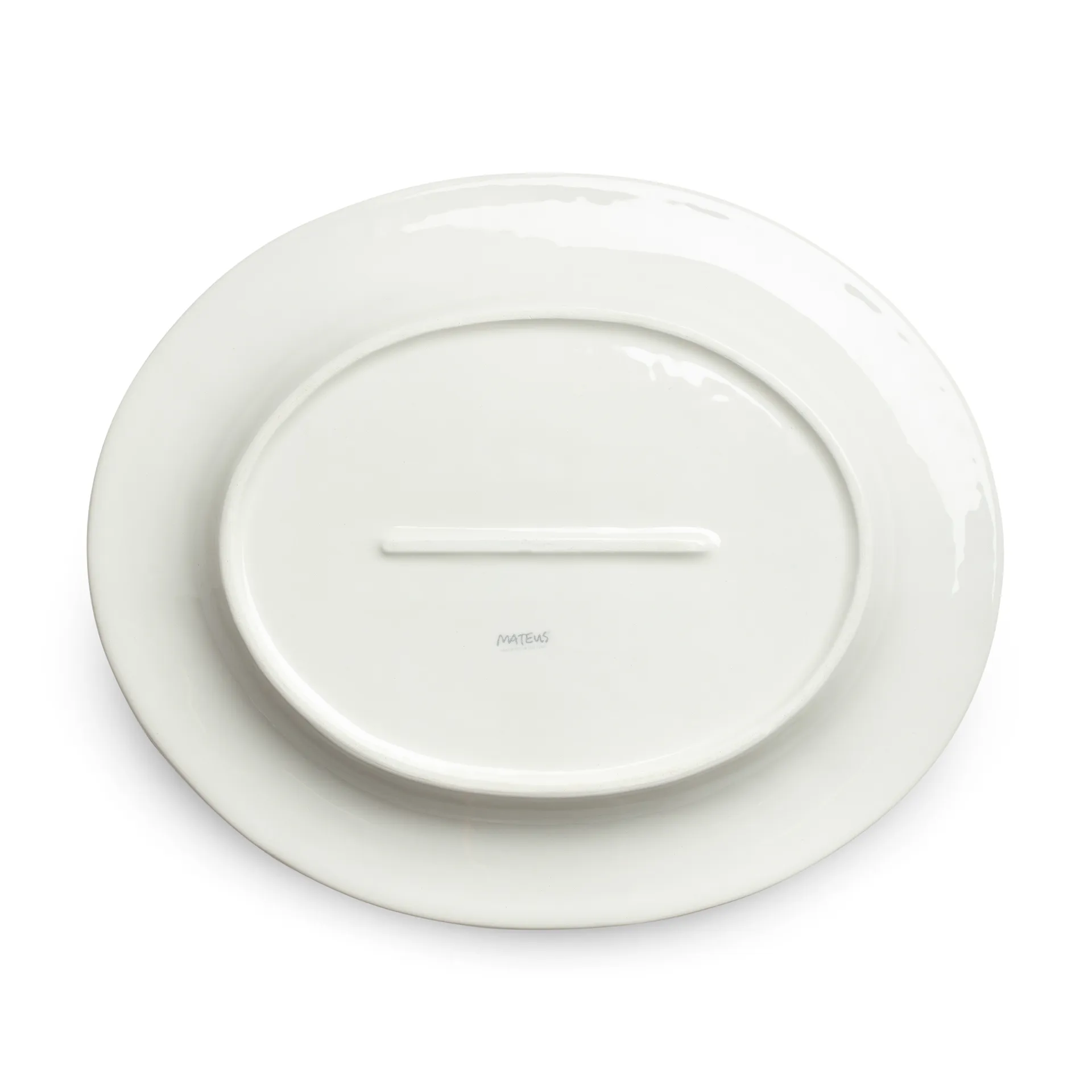 Bubbles oval 碟 35 cm, cinnamon Mateus