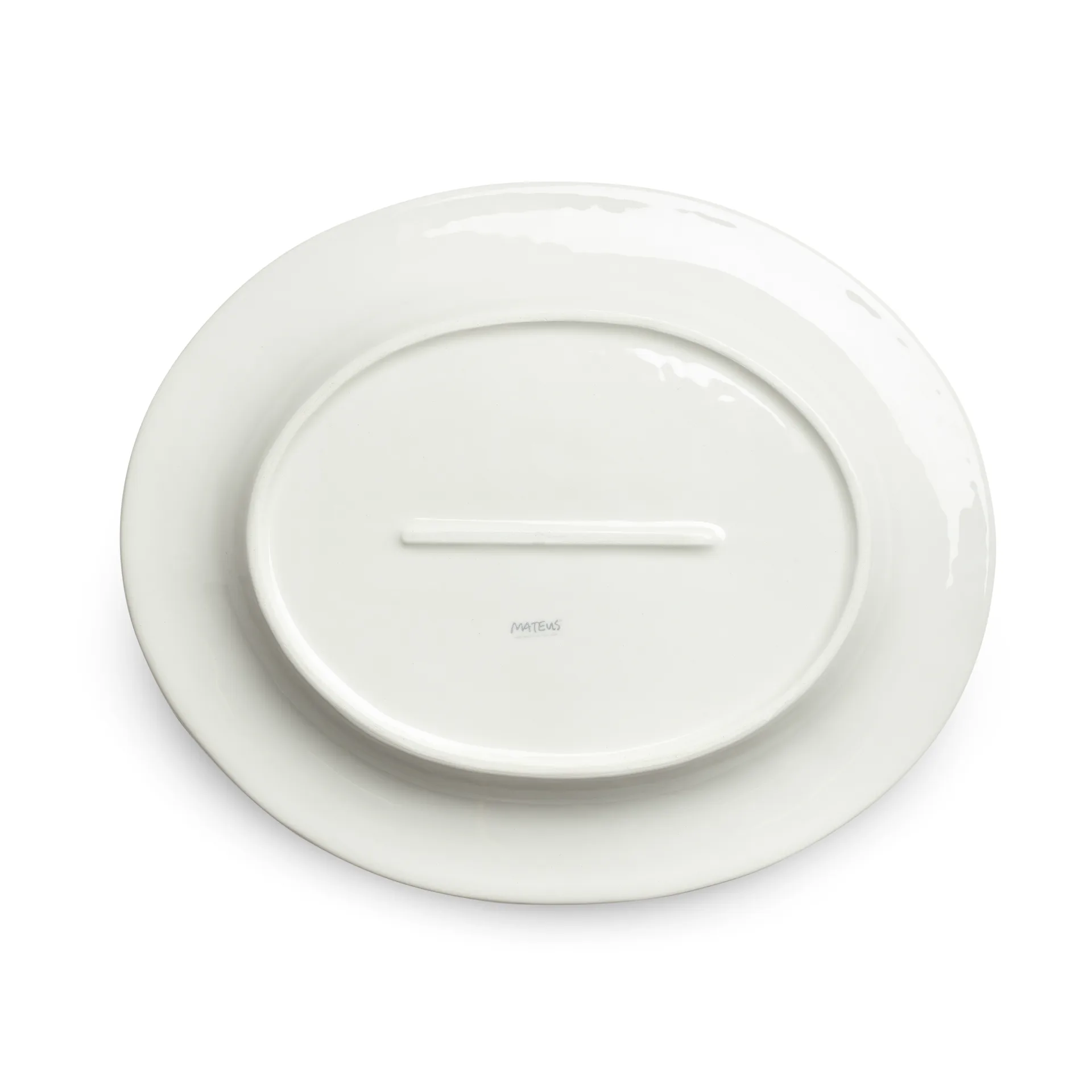 Bubbles oval 碟 35 cm, 沙色 Mateus