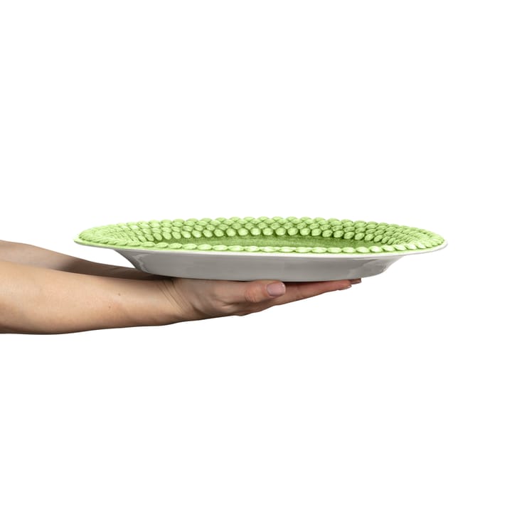 Bubbles oval 碟 35 cm, 绿色 Mateus