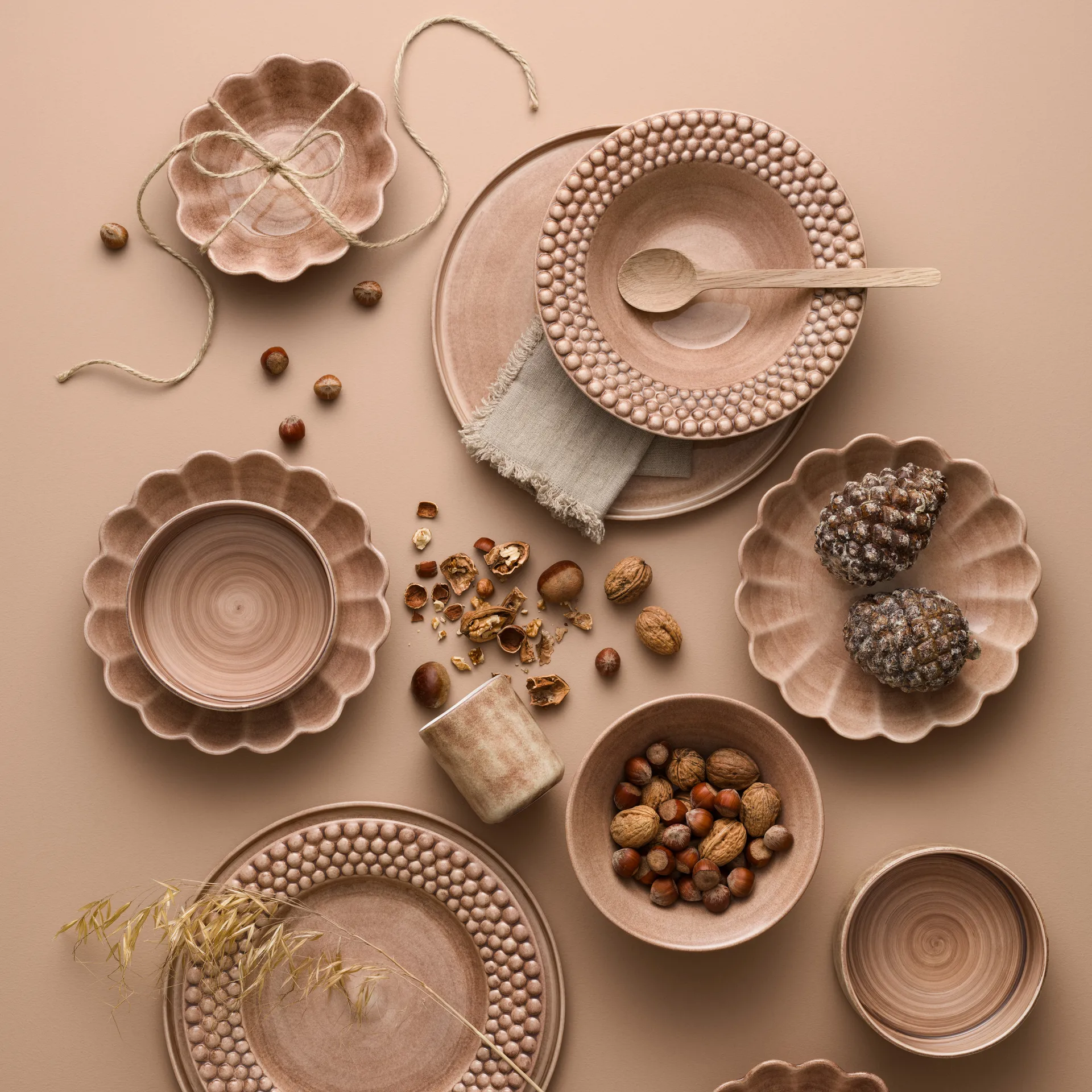 Bubbles soup 盘子 25 cm, cinnamon Mateus