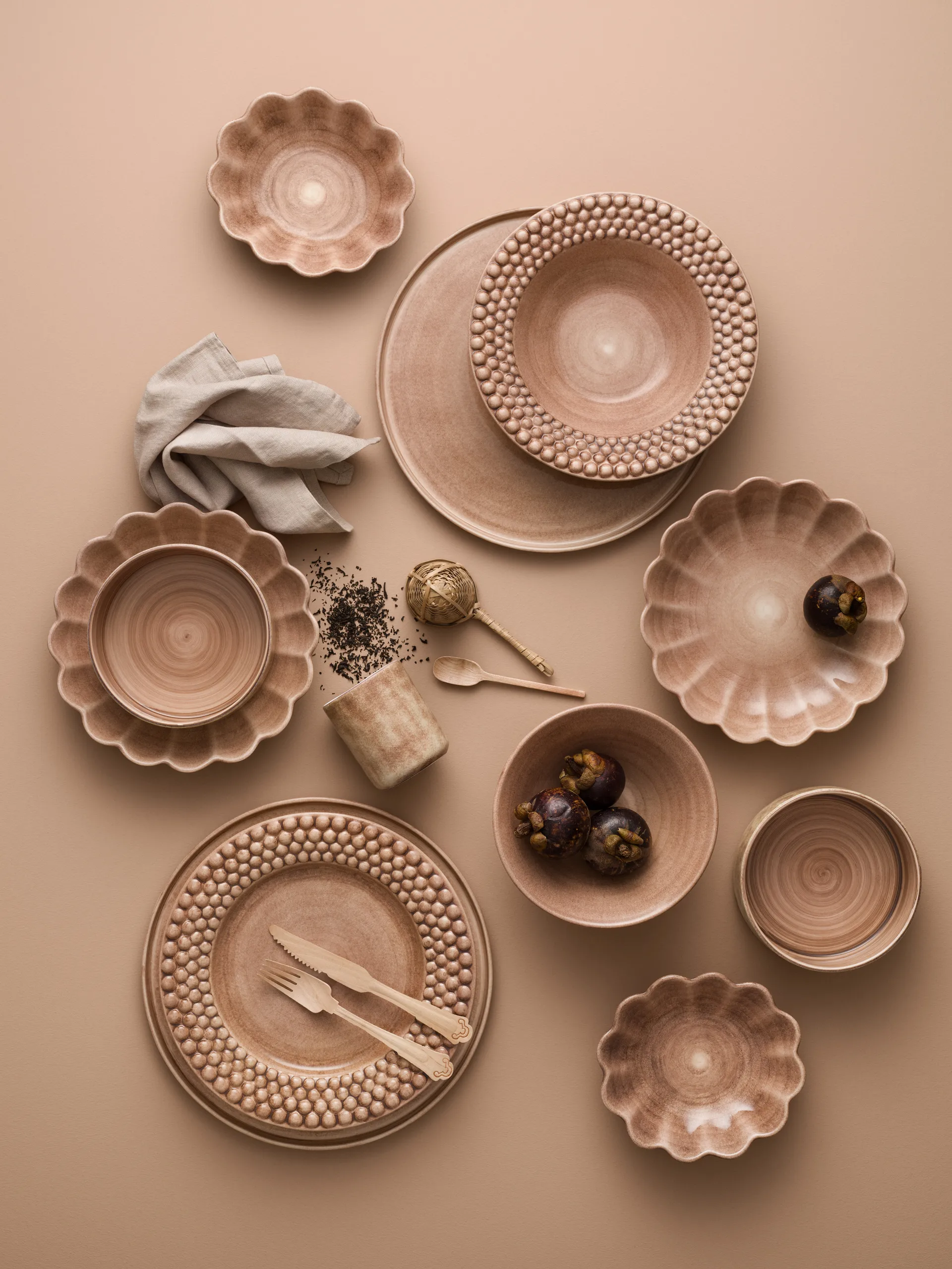 Bubbles soup 盘子 25 cm, cinnamon Mateus