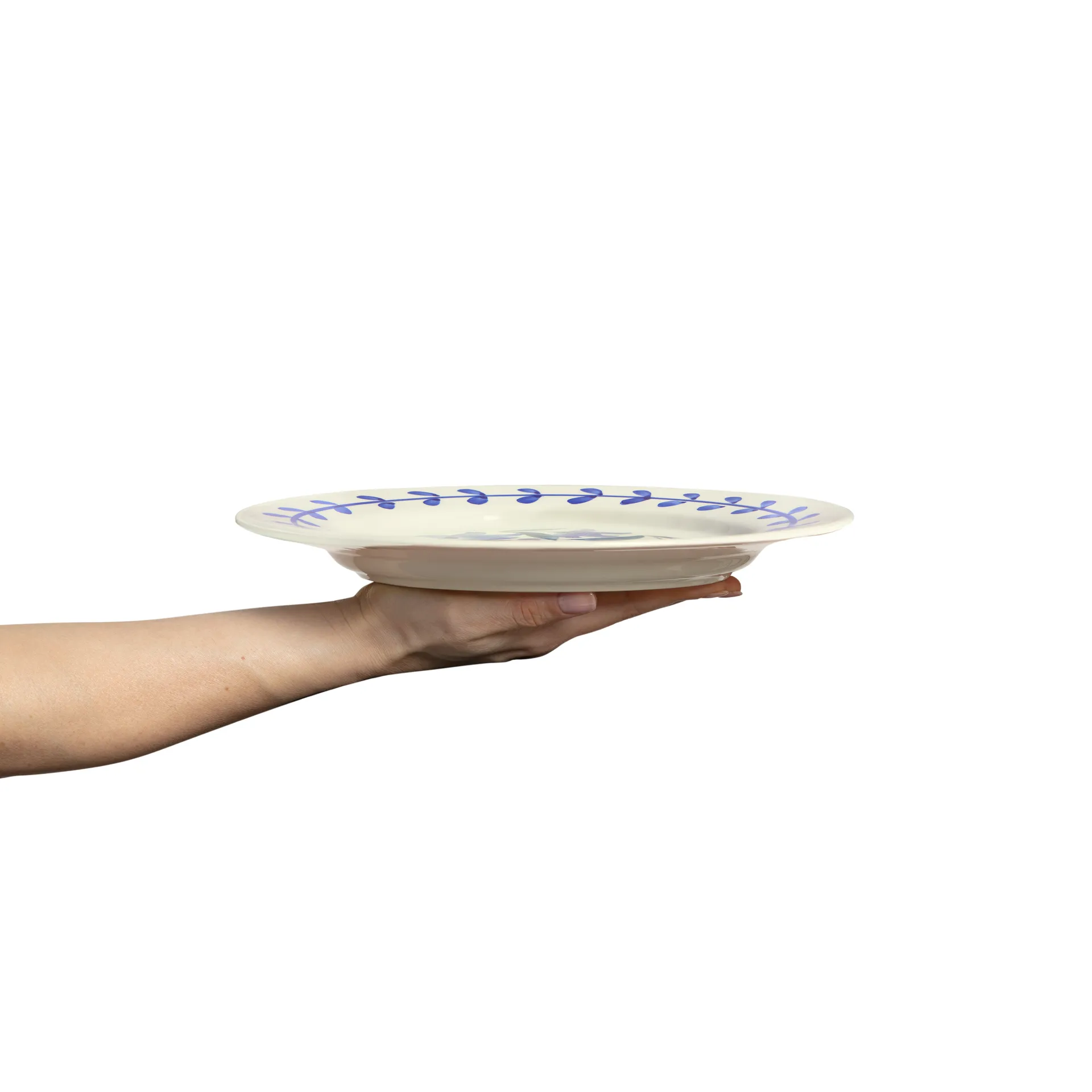 Flowers blossom 晚餐盘 平盘 Ø28 cm, 白色 Mateus