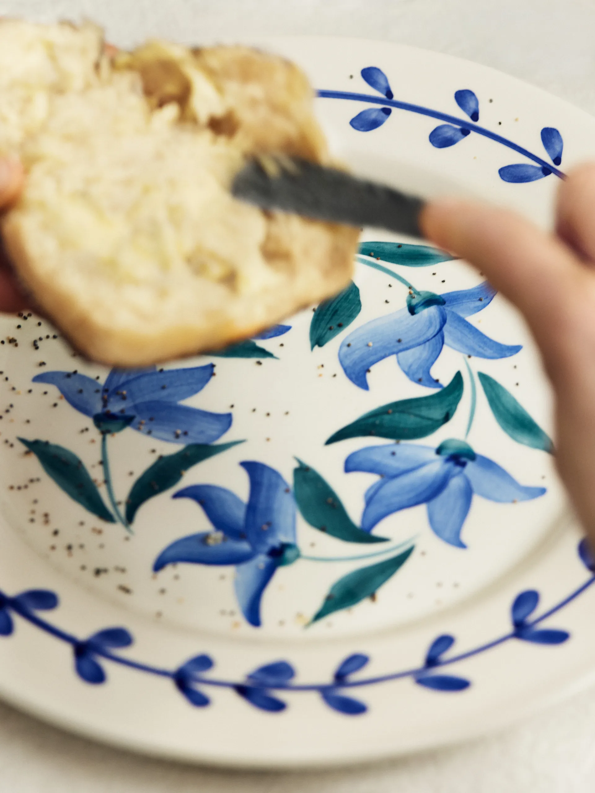 Flowers blossom 晚餐盘 平盘 Ø28 cm, 白色 Mateus