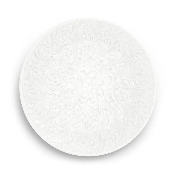 Lace 盘子20cm - 白色 - Mateus