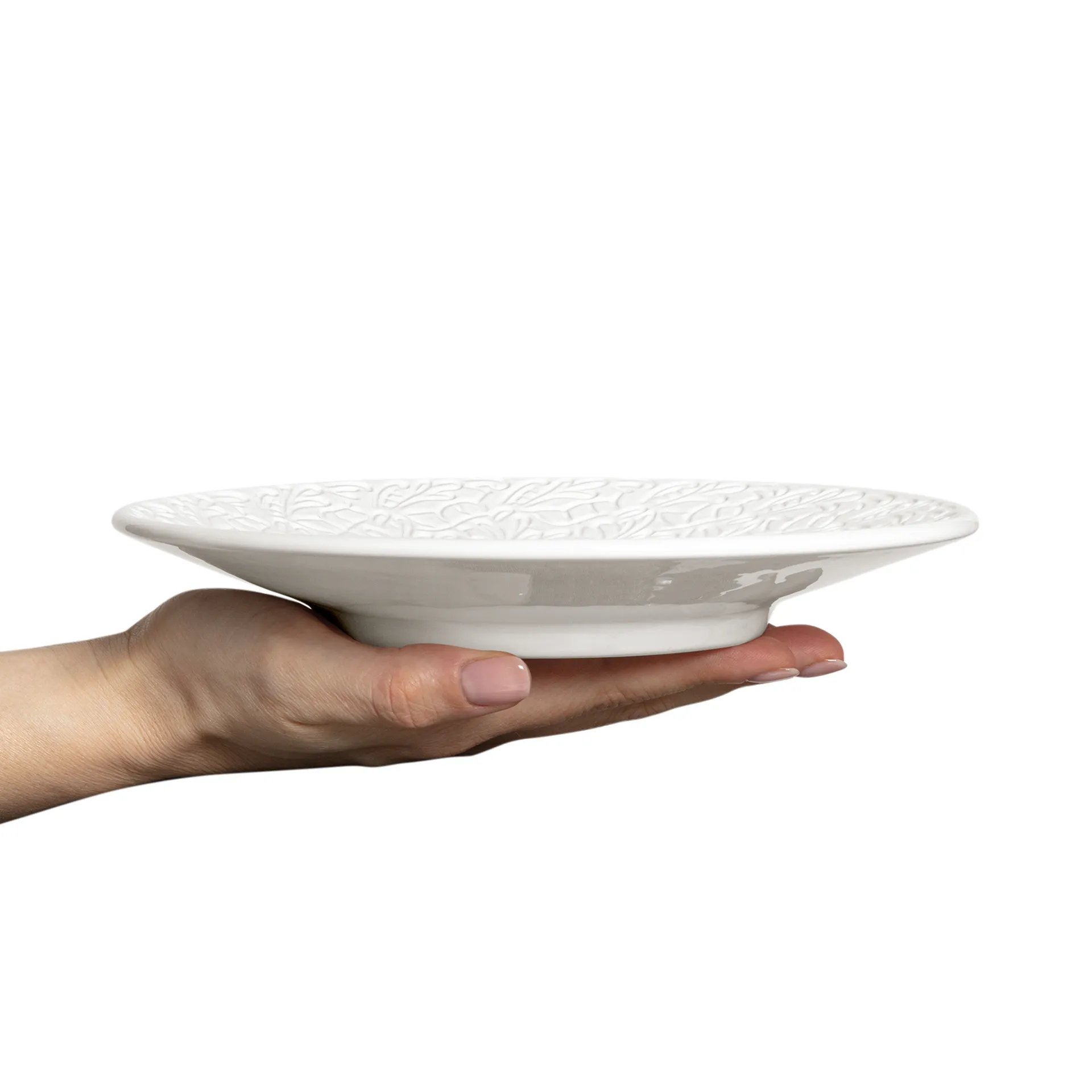Lace 盘子20cm, 白色 Mateus