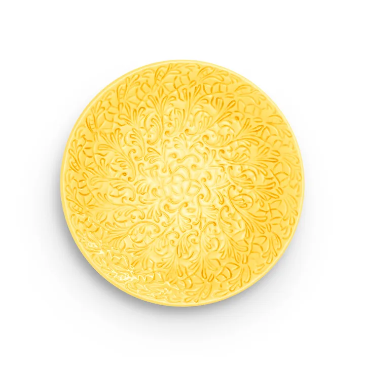 Lace 盘子20cm - 黄色 - Mateus