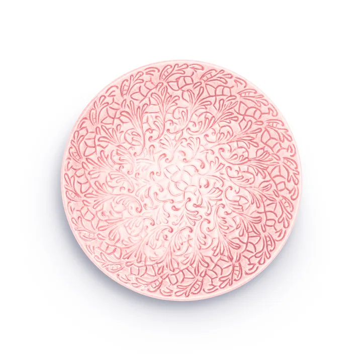 Lace 盘子20cm - 浅粉色 - Mateus
