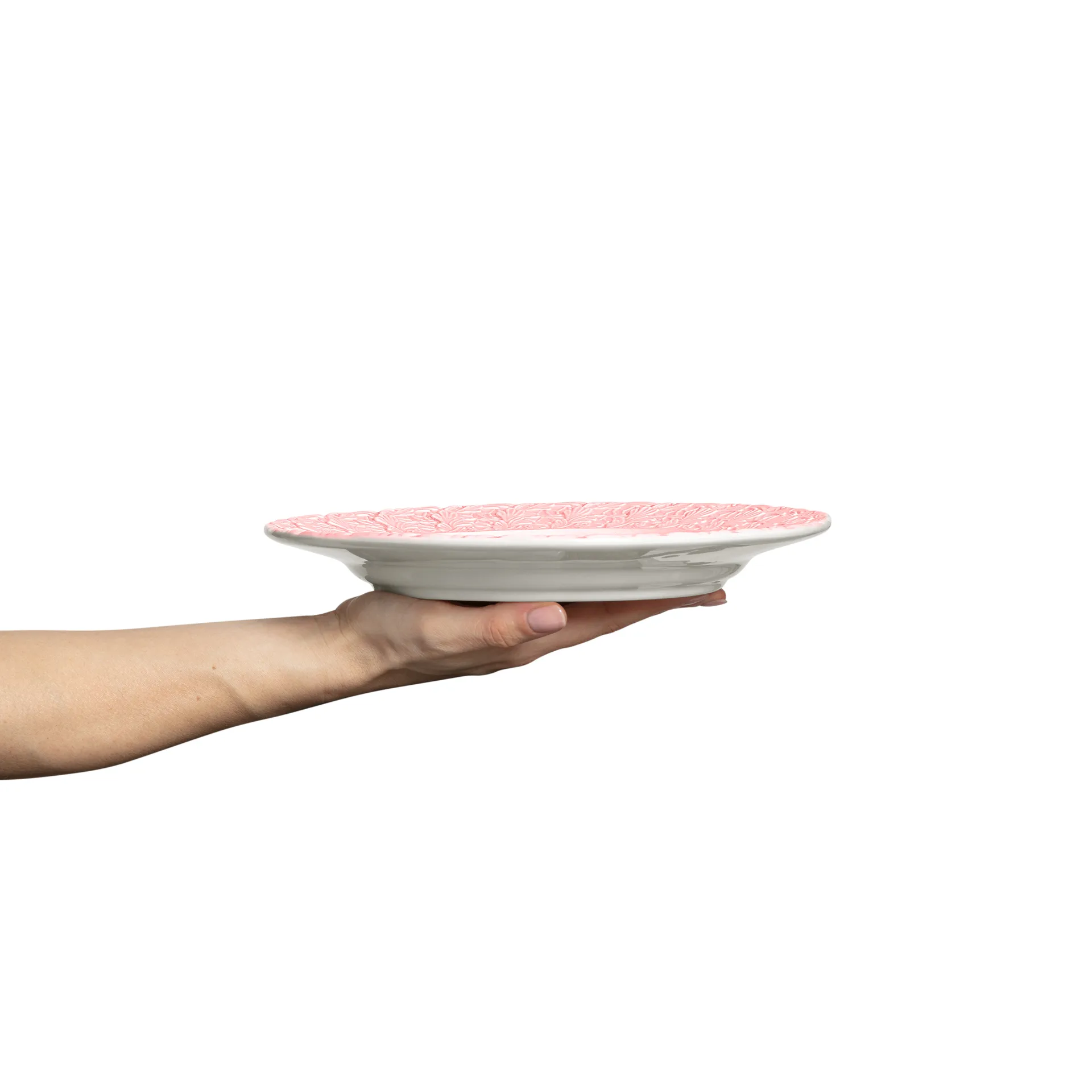 Lace 盘子 25 cm, Light 粉色 Mateus