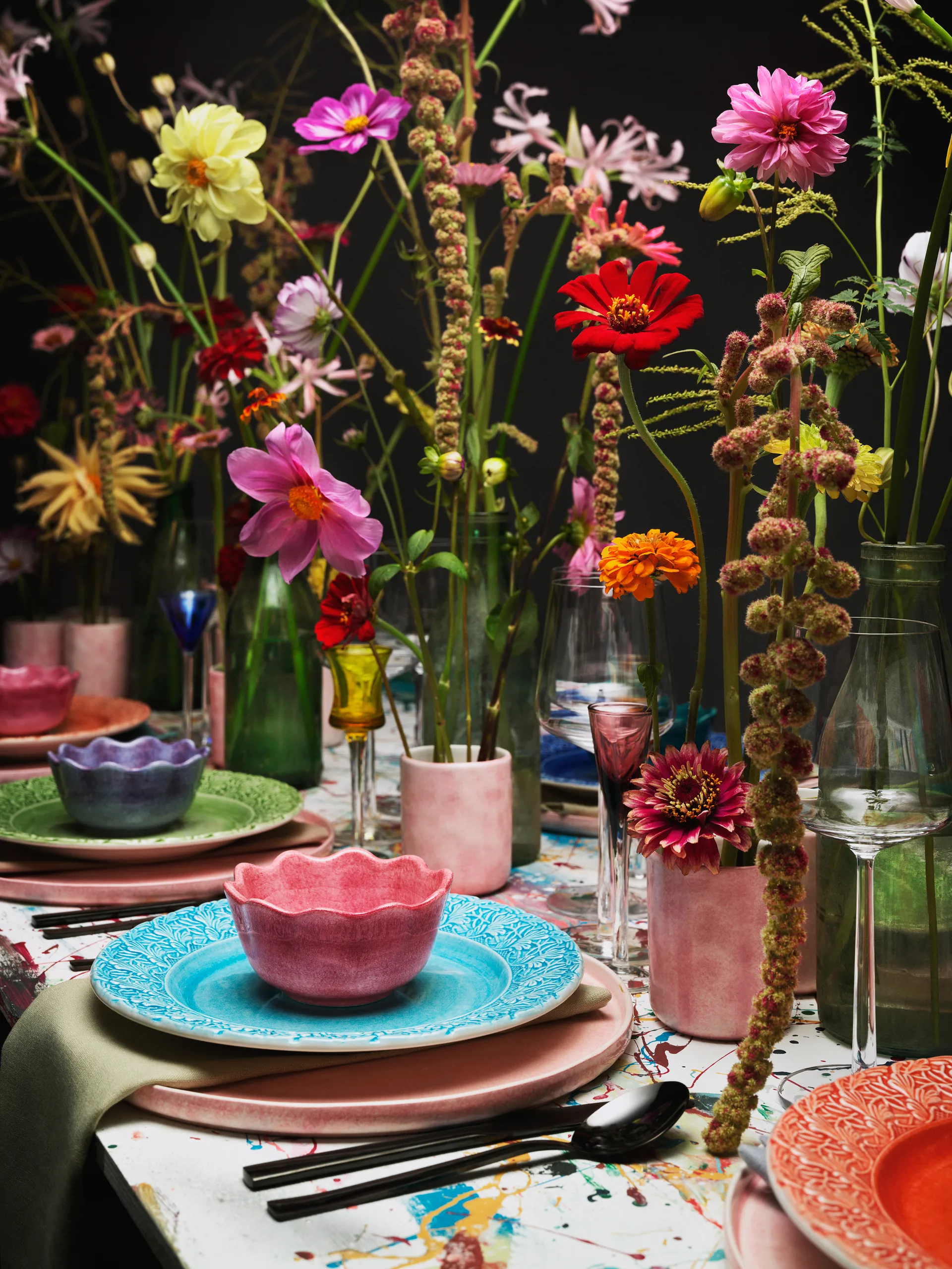 Lace 盘子 25 cm, 绿色 Mateus