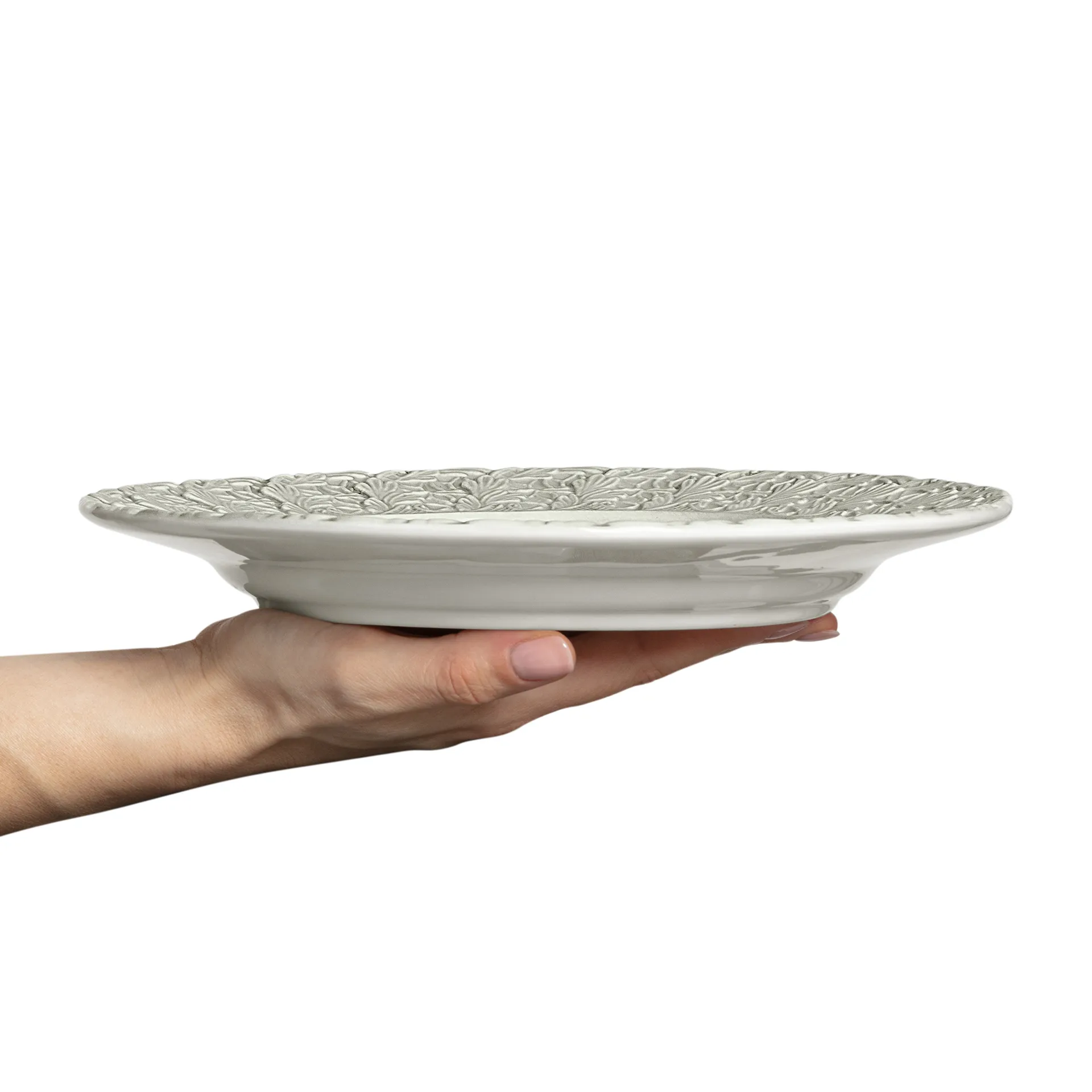 Lace 盘子25cm, 灰色 Mateus