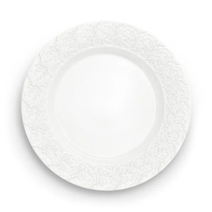 Lace 盘子25cm - 白色 - Mateus