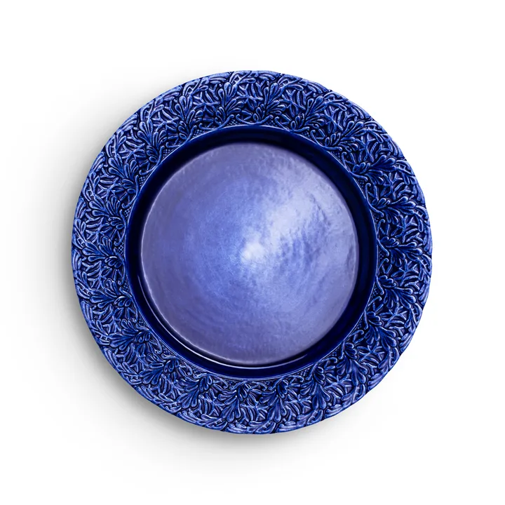 Lace 盘子25cm - 蓝色 - Mateus