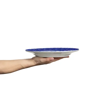 Lace 盘子25cm - 蓝色 - Mateus