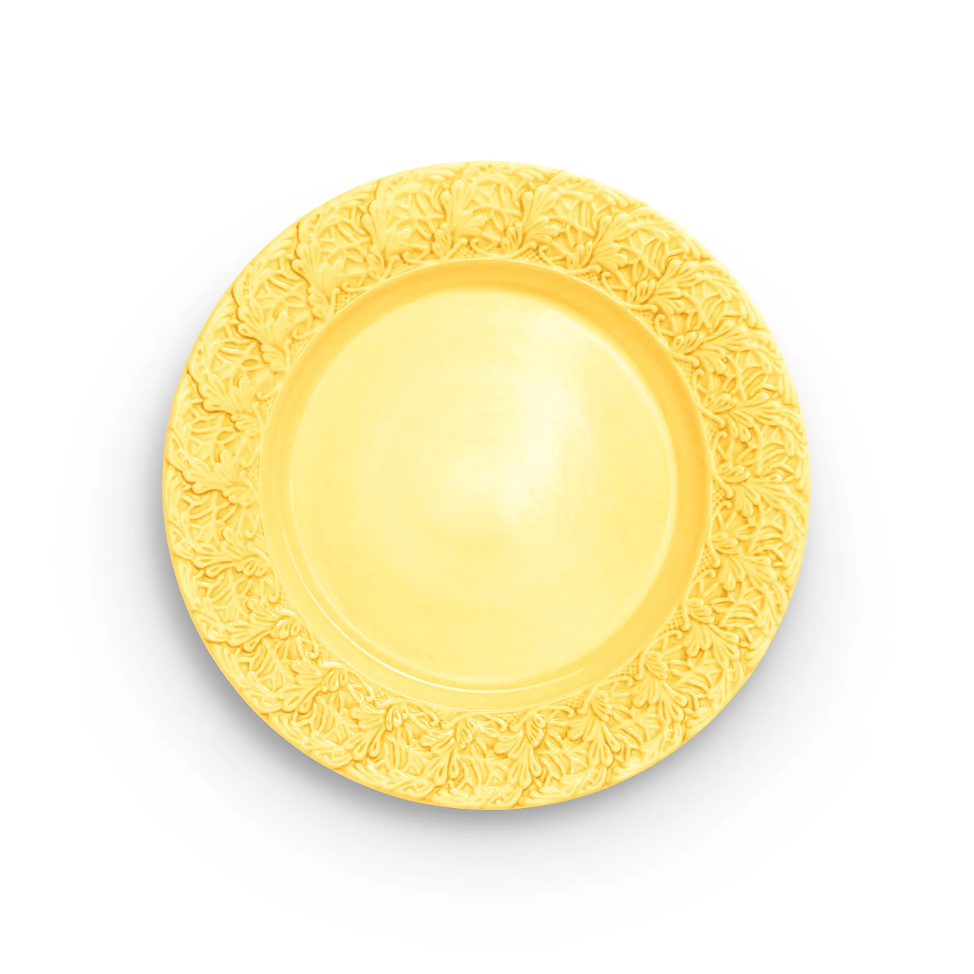 Lace 盘子25cm, 黄色 Mateus
