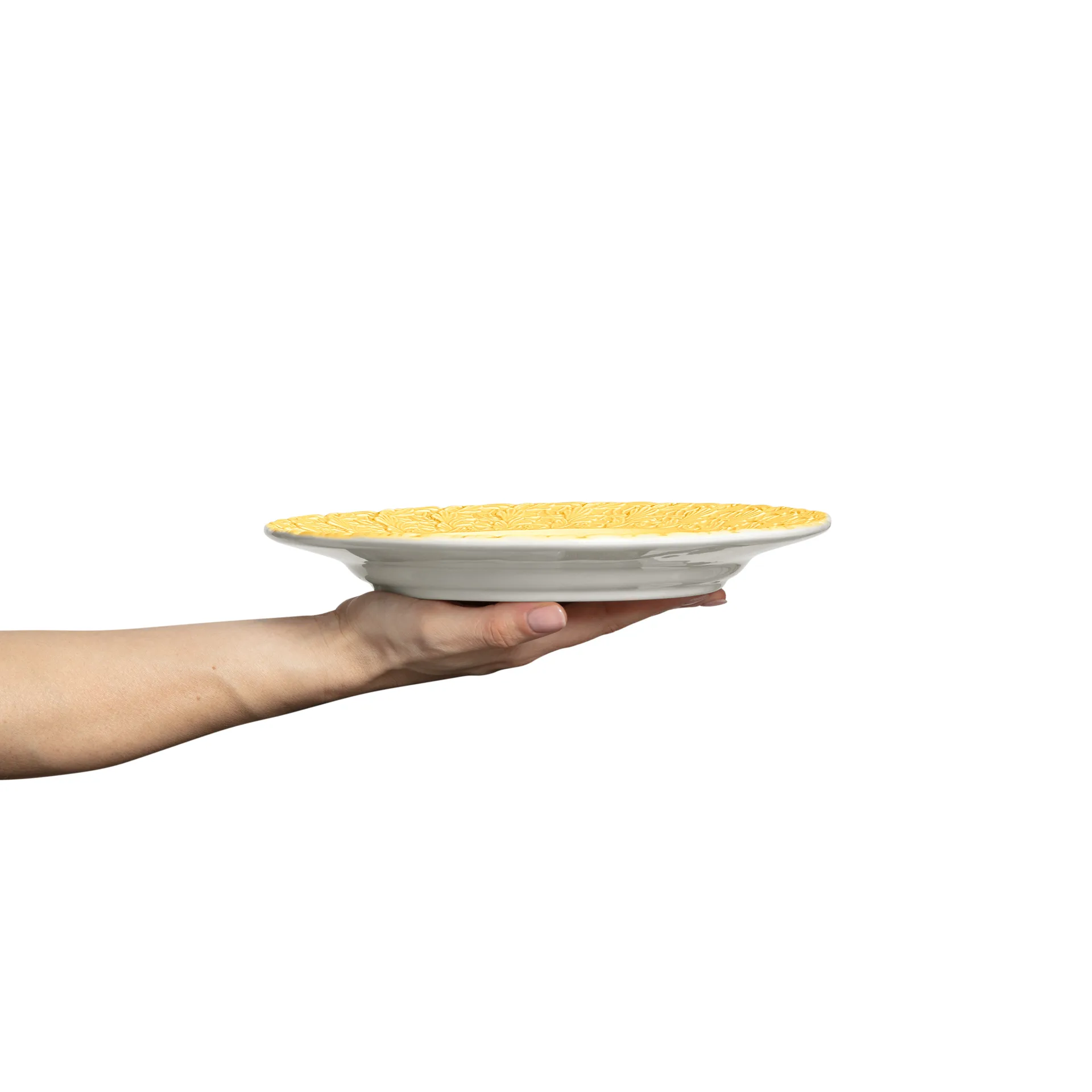 Lace 盘子25cm, 黄色 Mateus