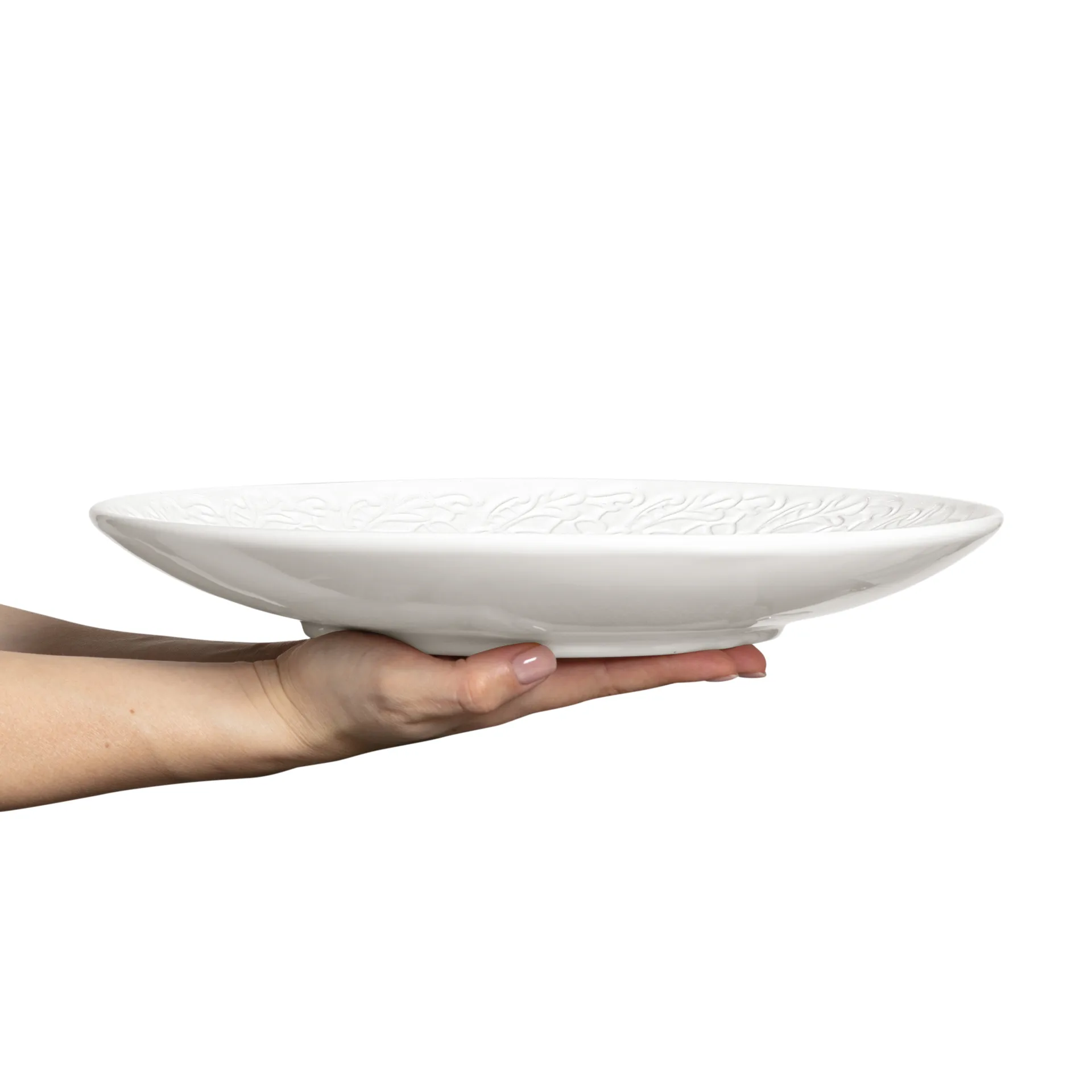 Lace 碟 34 cm, 白色 Mateus