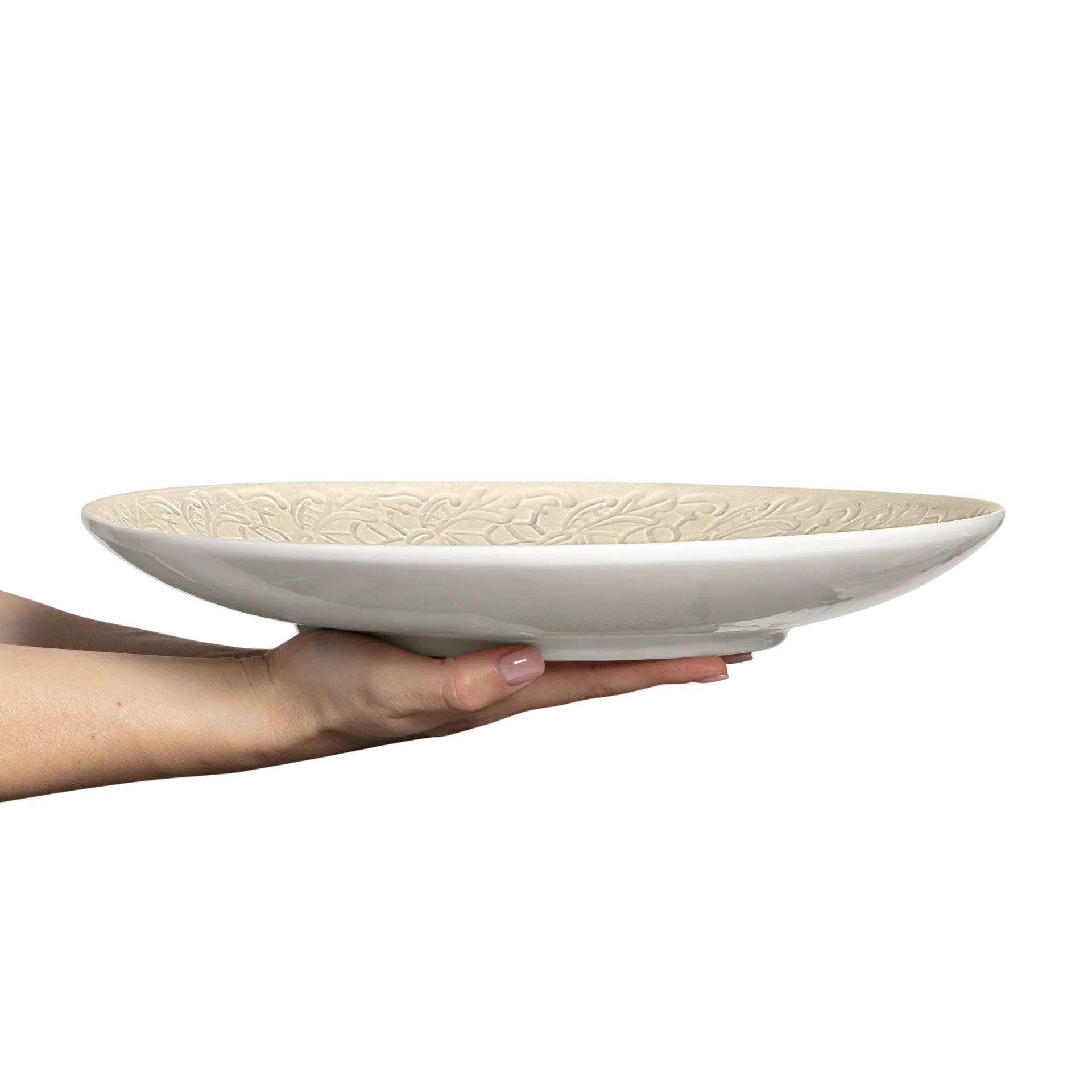 Lace 碟34cm, 沙色 Mateus