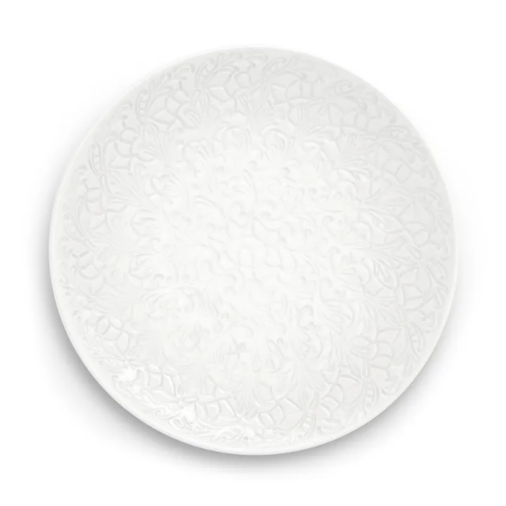 Lace 碟34cm - 白色 - Mateus