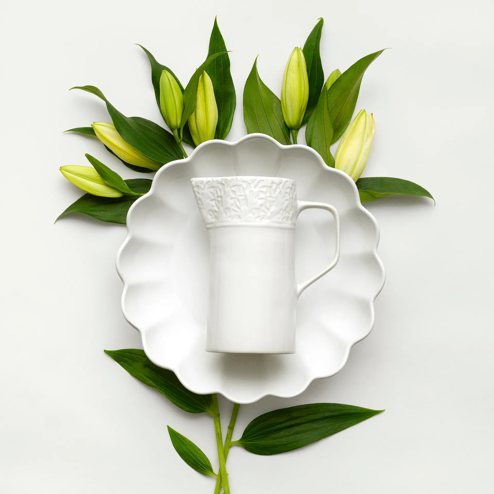 Lace pot 1.2 l, 白色 Mateus